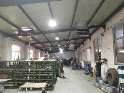 鋼結構鐵皮廠房用環保空調整體降溫